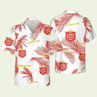 Lone Star Palm Leaves Pattern Hawaiian Shirt | Newhawaiianshirts DE