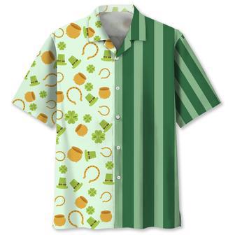 Lucky Green Irish St.Patrick Day Hawaiian Shirt Summer Gifts | Newhawaiianshirts CA