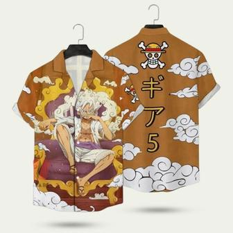 Luffy Gear 5 Nika Joy Boy One Piece Hawaiian Shirt | Newhawaiianshirts DE