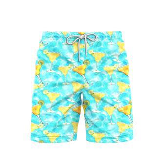 Margarita Cocktail Hello Summer Beach Shorts For Men | Newhawaiianshirts CA