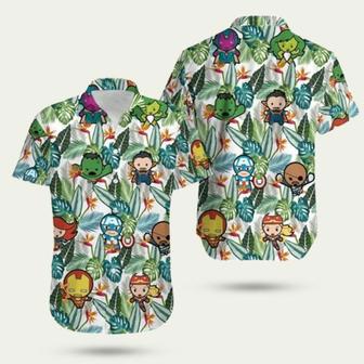 Marvel Avengers Marvel Superhero Hawaiian Shirt | Newhawaiianshirts CA