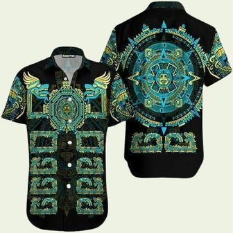 Mexico Aztec Quetzalcoatl Skull Hawaiian Shirt | Newhawaiianshirts