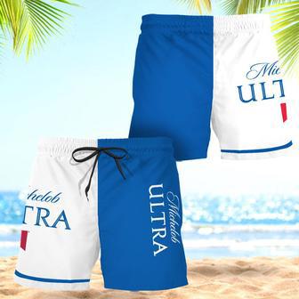 Michelob Ultra Basic Colorful Swim Trunks | Newhawaiianshirts AU