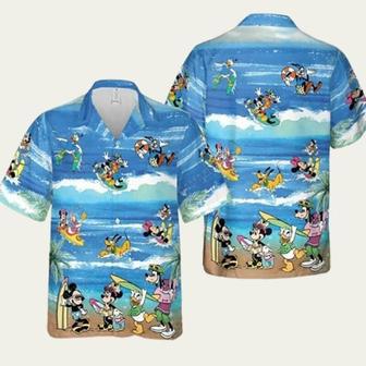 Mickey Minnie Donal Duck Goofy Hawaiian Shirt | Newhawaiianshirts