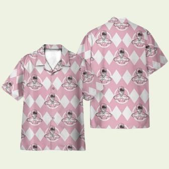 Mighty Morphin Power Rangers Movie Pink Ranger Cosplay Costume Hawaiian Shirt | Newhawaiianshirts UK