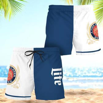 Miller Life Basic Colorful Swim Trunks | Newhawaiianshirts