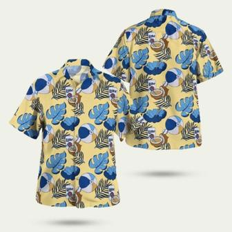 Miller Lite Summer Beach For Hodiday Lovers Hawaiian Shirt | Newhawaiianshirts DE