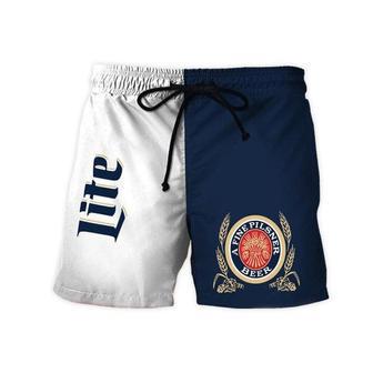 Miller Lite Swim Trunks | Newhawaiianshirts