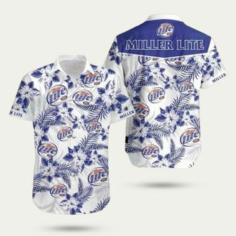 Miller Lite Tropical Floral Pattern Hawaiian Shirt | Newhawaiianshirts AU