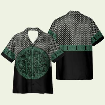 Mix Celtic Patterns Green Hawaiian Shirt | Newhawaiianshirts UK