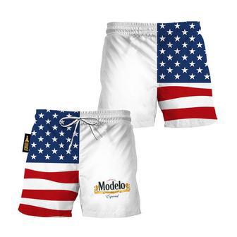 Modelo American Flag Swim Trunks | Newhawaiianshirts UK