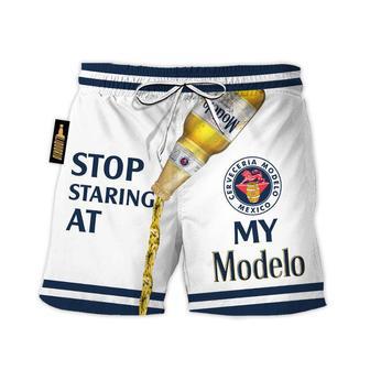 Modelo Stop Staring At Swim Trunks | Newhawaiianshirts AU