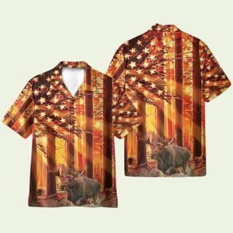 Moose Hunting Hawaiian Shirt | Newhawaiianshirts UK