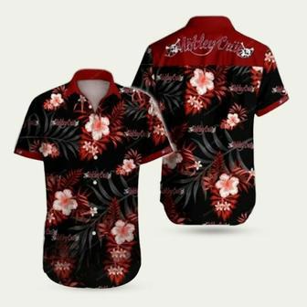 Motley Crue Band Floral Hawaiian Shirt | Newhawaiianshirts