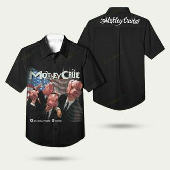 Motley Crue Generation Swine Hawaiian Shirt | Newhawaiianshirts DE