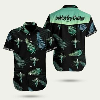 Motley Crue Rock Band Tropical Flower Hawaiian Shirt | Newhawaiianshirts DE