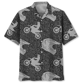 Motocross Pattern Hawaiian Shirt Summer Gifts | Newhawaiianshirts UK