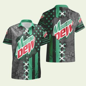 Mountain Dew Usa Flag Best Summer Gift Hawaiian Shirt | Newhawaiianshirts AU