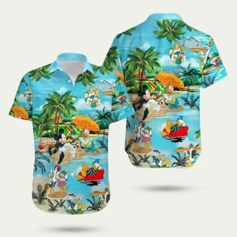 Mouse And Friends Beach Pattern Hawaiian Shirt | Newhawaiianshirts CA