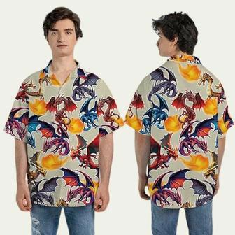 Mythical Dragon Mens Hawaiian Shirt | Newhawaiianshirts UK