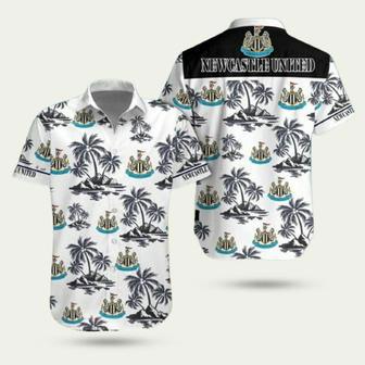 Newcastle United Fc Premier League White Hawaiian Shirt | Newhawaiianshirts