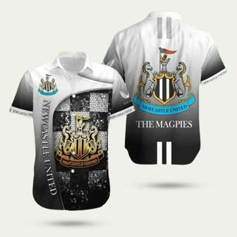 Newcastle United The Magpies Hawaiian Shirt | Newhawaiianshirts UK