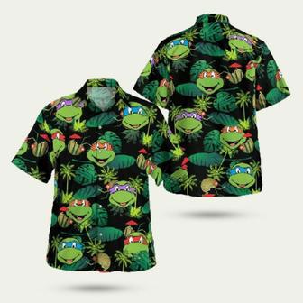 Ninja Turtle Face Hawaiian Shirt | Newhawaiianshirts DE