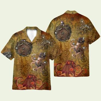 Octopus Steampunk Hawaiian Shirt | Newhawaiianshirts DE