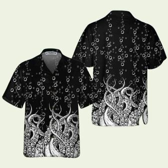 Octopus Tentacles With Ocean Bubbles Hawaiian Shirt | Newhawaiianshirts AU