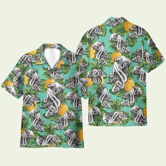 Octopus With Pineapple Summer Hawaiian Shirt | Newhawaiianshirts CA