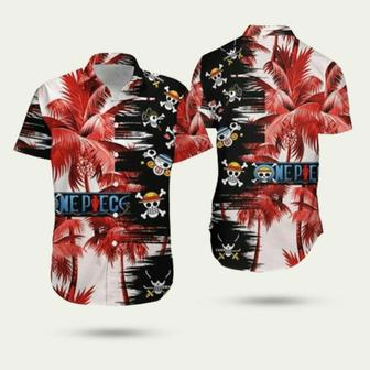 One Piece Skull Character Ensemble On Lively Hawaiian Shirt | Newhawaiianshirts