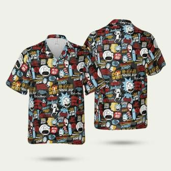 Ooh Wee Rick And Morty Vintage Hawaiian Shirt | Newhawaiianshirts DE