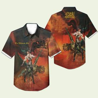 Ozzy Osbourne The Ultimate Sin Album Cover Hawaiian Shirt | Newhawaiianshirts