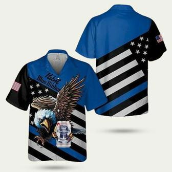 Pabst Blue Ribbon Eagle Summer Hawaiian Shirt | Newhawaiianshirts