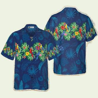 Parrot Aloha Shirt For Men Tropical Hawaiian Shirt | Newhawaiianshirts AU