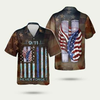 Patriot Day 911 Never Forget Hawaiian Shirt | Newhawaiianshirts CA