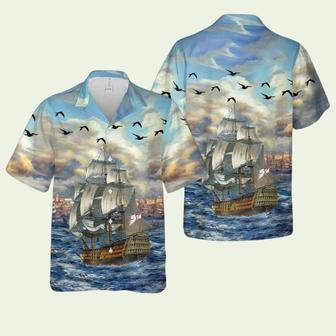 Peace On Boat Hawaiian Shirt | Newhawaiianshirts DE