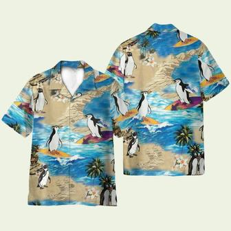 Penguin Island Funny Hawaiian Shirt | Newhawaiianshirts DE