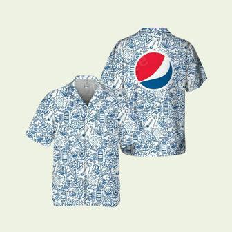 Pepsi Doodle Art Aloha Hawaiian Shirt | Newhawaiianshirts UK