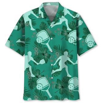 Pickleball Kelly Green Hawaiian Shirt Summer Gifts | Newhawaiianshirts UK