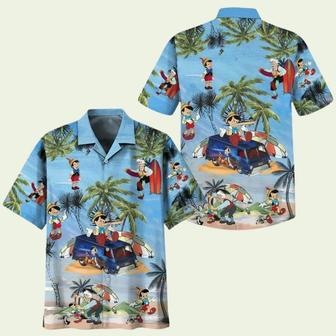 Pinocchio Aloha Tropical Flower Trending Hawaiian Shirt | Newhawaiianshirts CA