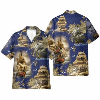 Pirate Boat Hawaiian Shirt | Newhawaiianshirts CA