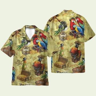 Pirate Parrot Hawaiian Shirt | Newhawaiianshirts AU