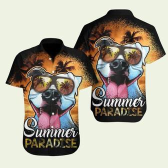 Pitbull Summer Paradise Hawaiian Shirt | Newhawaiianshirts AU