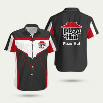 Pizza Hut Black Hawaiian Shirt | Newhawaiianshirts DE