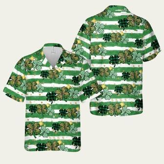 Plaid Shamrocks Seamless Pattern Patricks Day Hawaiian Shirt | Newhawaiianshirts DE