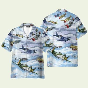 Planes Warbirds Fighters Planes Hawaiian Shirt | Newhawaiianshirts AU