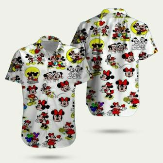 Play Tennis Disney Mickey Mouse Floral Hawaiian Shirt | Newhawaiianshirts AU