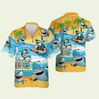 Playful Shark Hawaiian Shirt | Newhawaiianshirts AU