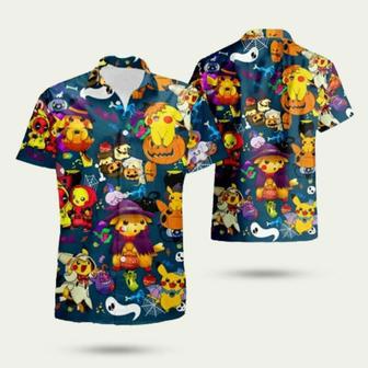 Pokemon Halloween Hawaiian Shirt | Newhawaiianshirts DE